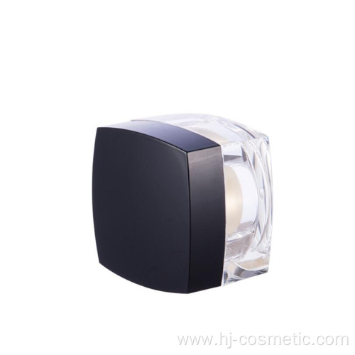 5/15/30/50ml High-grade acrylic cream jar,Square face cream jar Acrylic cosmetic bottle